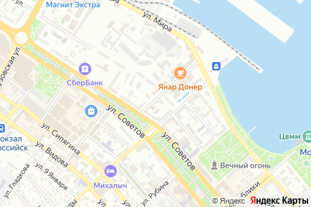Карта офиса EXPOR в Новороссийске